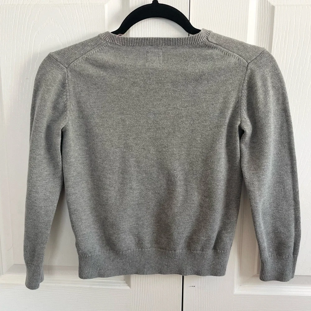 GAP Light Gray V-Neck Sweater
